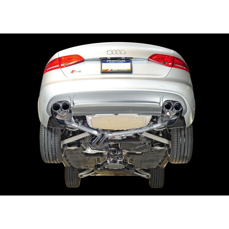AWE Tuning Audi B8.5 S4 3.0T Touring Edition Exhaust System - Chrome Silver Tips (102mm)-SR1 Performance