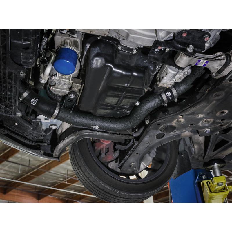 aFe 22-23 Hyundai Kona N L4 2.0L (t) BladeRunner Aluminum Hot and Cold Charge Pipe Kit - Black-SR1 Performance