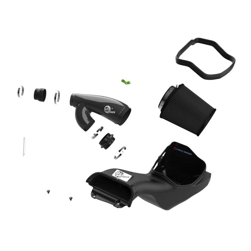 aFe 21-24 Ford F150 Raptor Track Series Carbon Fiber Cold Air Intake System w/ Black Pro 5R Filter