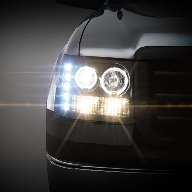 Spyder GMC Sierra 1500/GMC Sierra Denali 08-13 Projector LED Halo- LED Blk PRO-YD-GS07-HL-BK-SR1 Performance