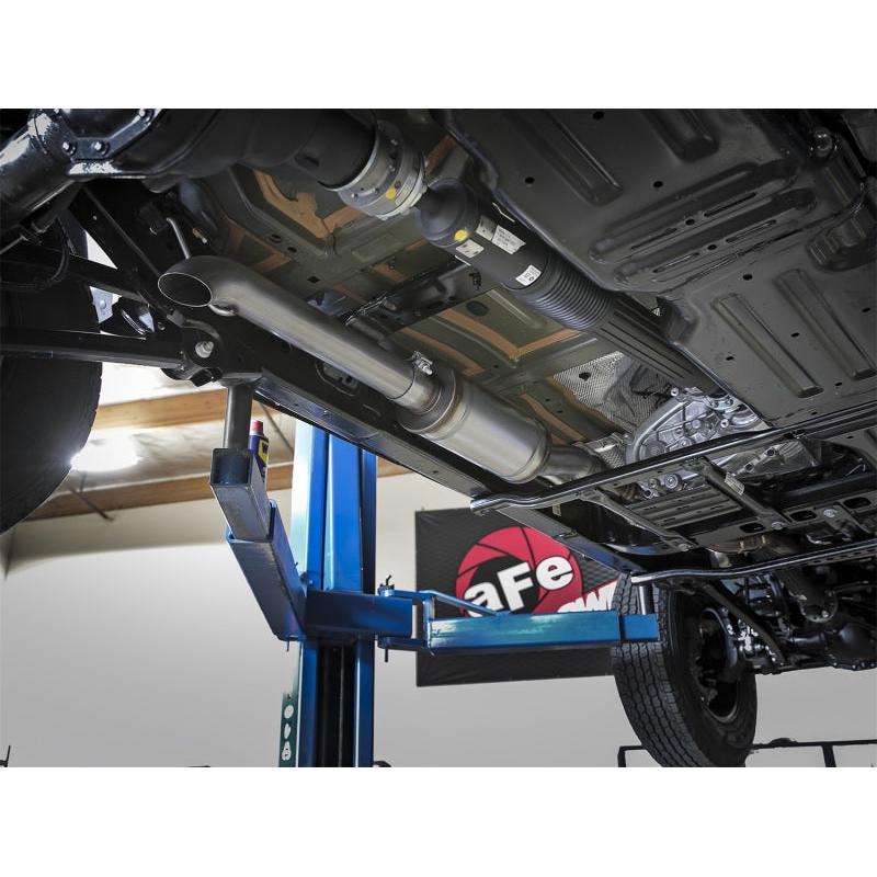 aFe Rock Duster 3in 409 SS Cat-Back Turn-Down Exhaust 2018+ Jeep Wrangler (JL) V6 3.6L-SR1 Performance