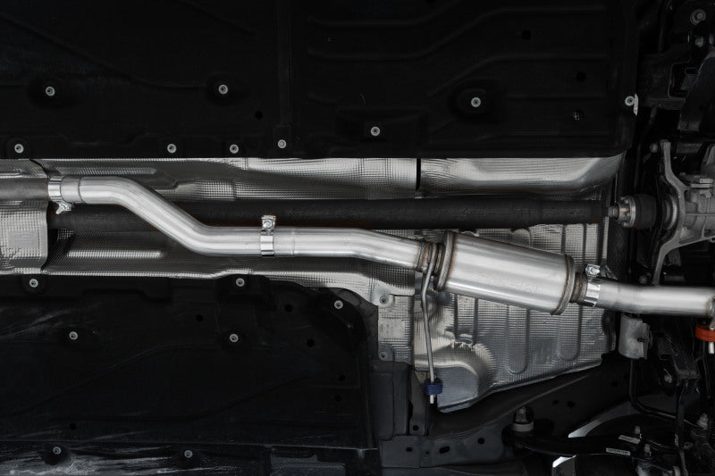 MBRP 2022+ Ford Maverick Aluminized Steel 4in OD Tip Single Side Exit 3in Cat Back Exhaust-SR1 Performance