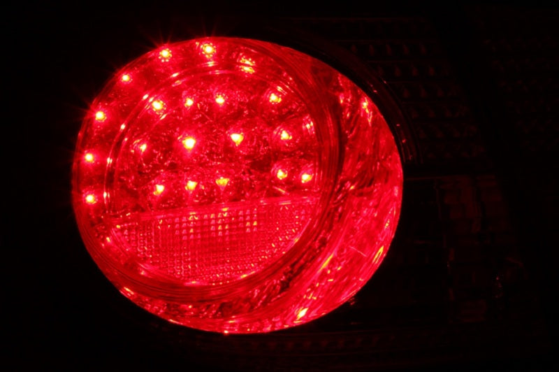 ANZO 2003-2008 Toyota Corolla LED Taillights Red Clear 4pc-SR1 Performance