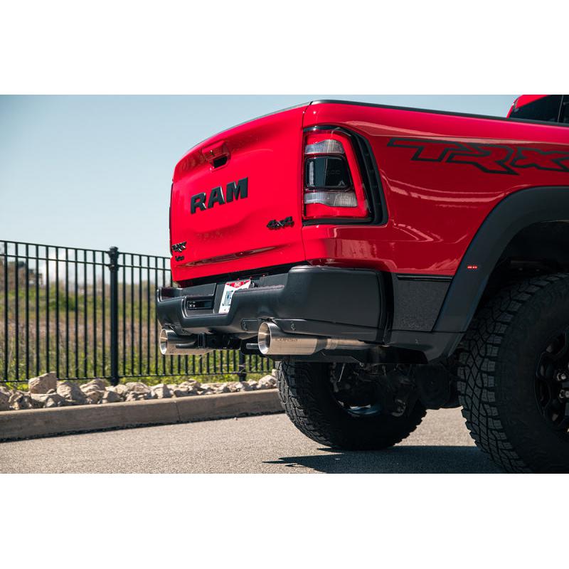 Corsa 2021-2024 Dodge Ram TRX Crew Cab Baja Catback Exhaust Dual Rear Gunmetal Tip-SR1 Performance