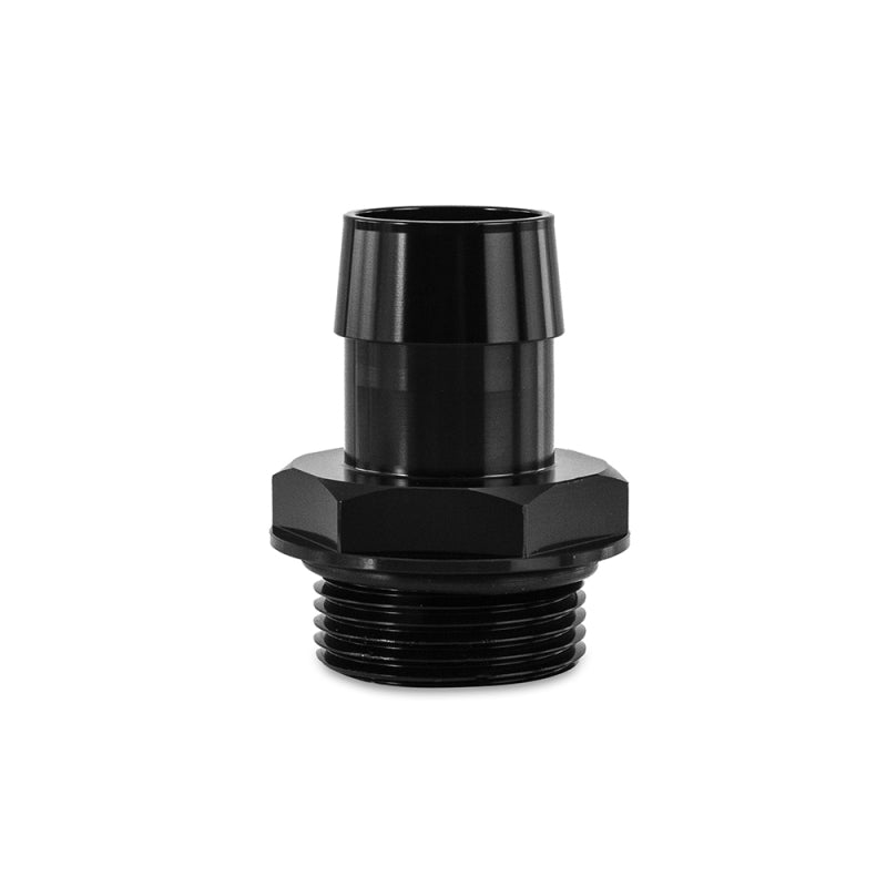 Mishimoto -16ORB to 1in. Hose Barb Aluminum Fitting - Black-SR1 Performance