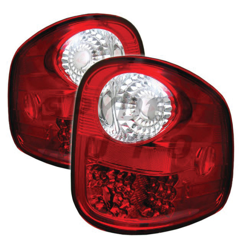 Spyder Ford F150 Flareside 97-03 LED Tail Lights Red Clear ALT-YD-FF15097FS-LED-RC-SR1 Performance