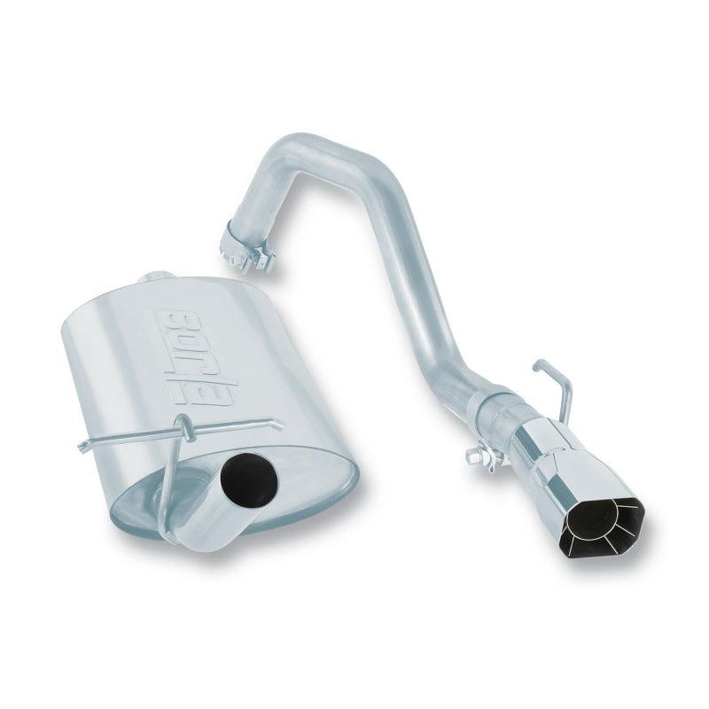 Borla 88-90 Jeep Wrangler 4.2L 4WD Cat-Back 2.25x2in Single Square Intrcld Rr 2.75x2.5in Sqr x6.5in-SR1 Performance