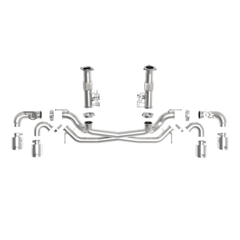 AFe MACH Force-Xp 304 Stainless Steel Cat-Back Exhaust Polished 2020 Chevrolet Corvette C8-SR1 Performance