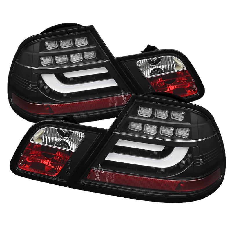 Spyder BMW E46 00-03 2Dr Coupe Light Bar LED Tail Lights Blk ALT-YD-BE4600-LBLED-BK-SR1 Performance