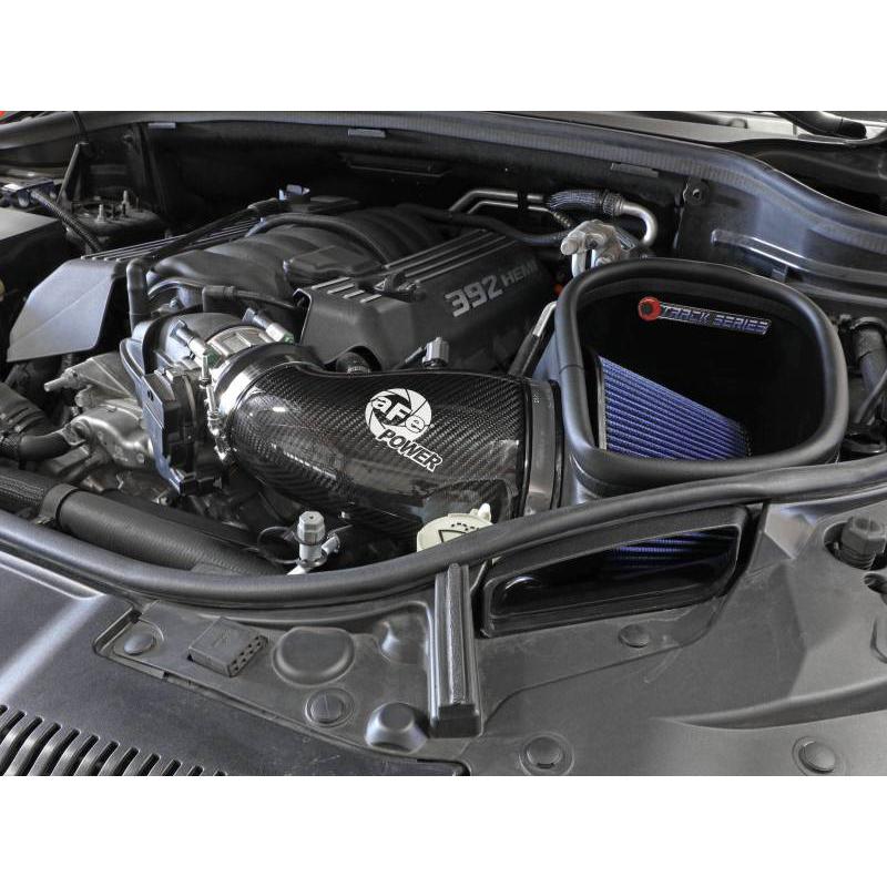 aFe 12-21 Jeep Grand Cherokee 6.4L Track Series Carbon Fiber Cold Air Intake System w/Pro 5R Filter-SR1 Performance