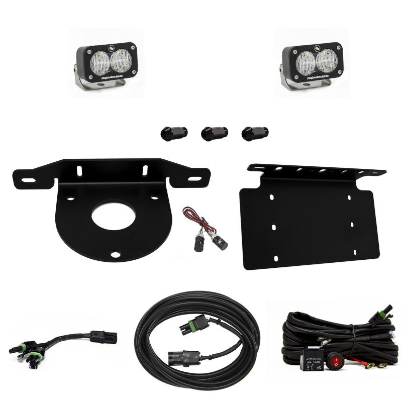 Baja Designs 2021+ Ford Bronco Dual S1 Sport W/C Reverse Kit w/Lic Plate w/Upfitter-SR1 Performance