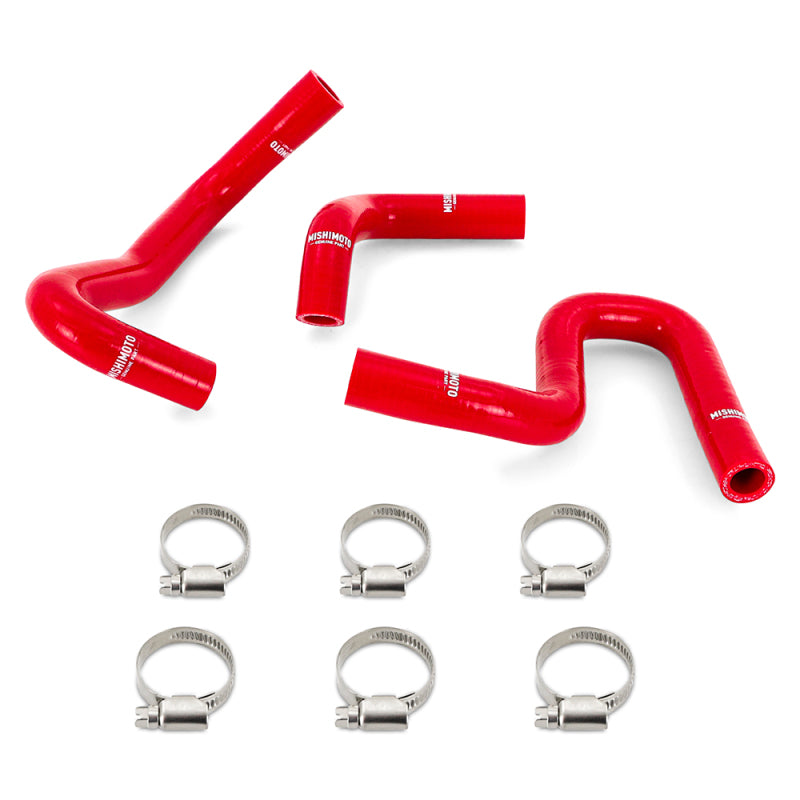 Mishimoto 96-02 4Runner 3.4L Silicone Heater Hose Kit (w/o Rear Heater) Red-SR1 Performance