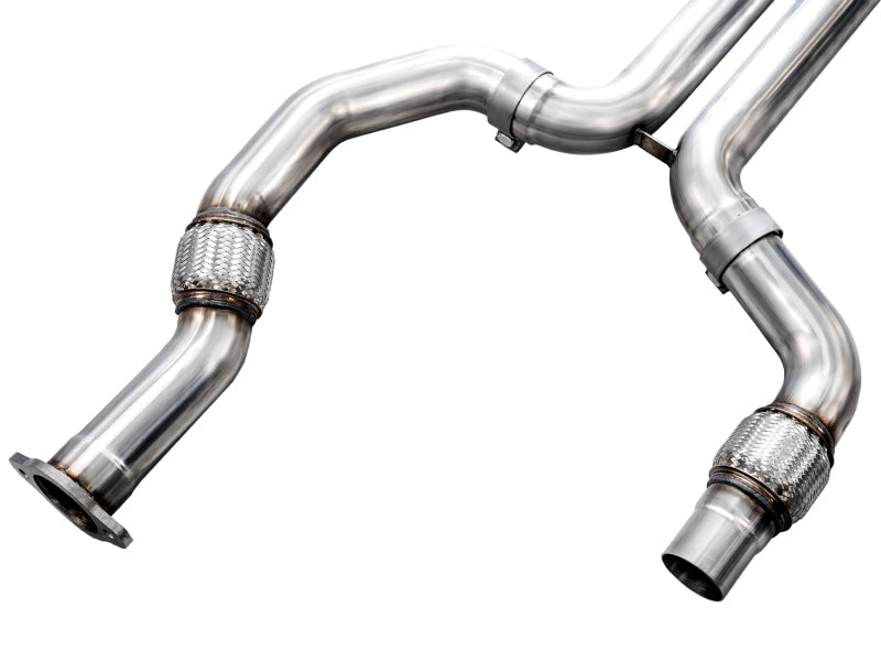 AWE Tuning 2021+ Cadillac CT4-V Blackwing SwitchPath Exhaust with Chrome Silver Tips