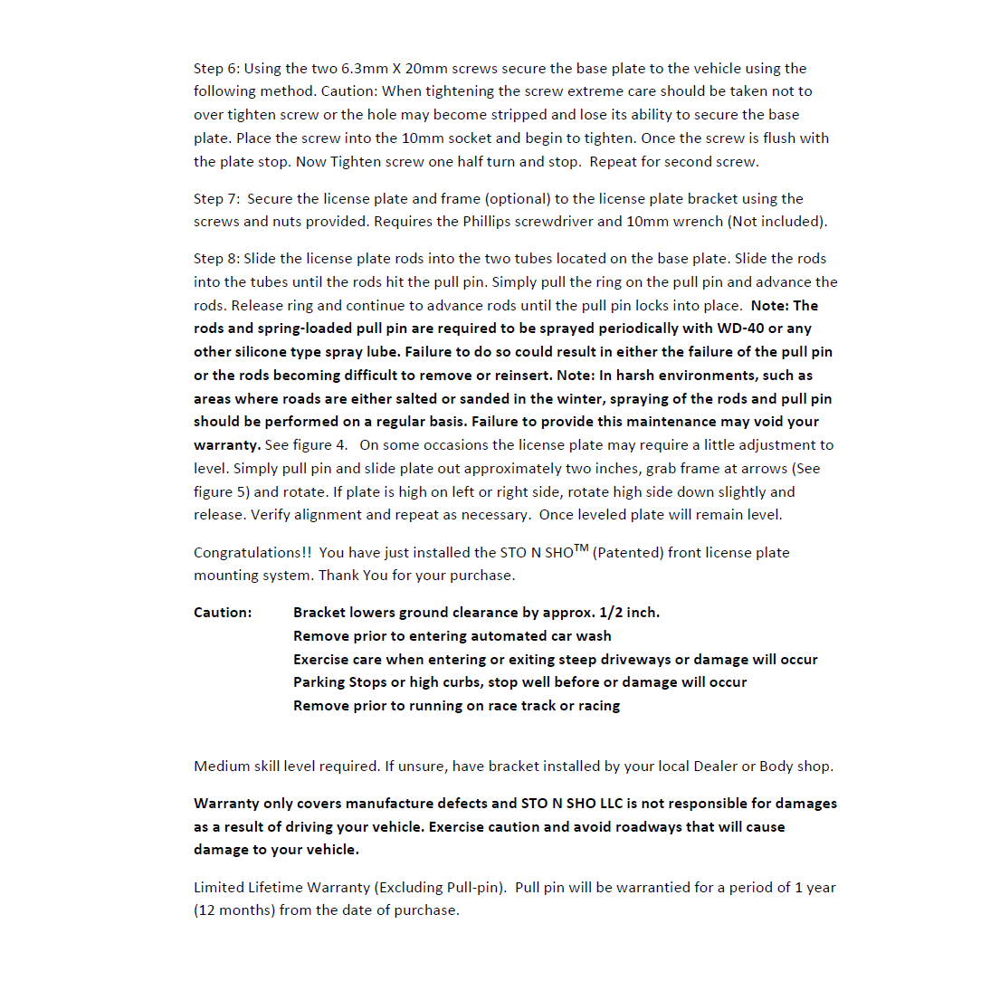 Porsche License Plate Frame Bracket-SR1 Performance