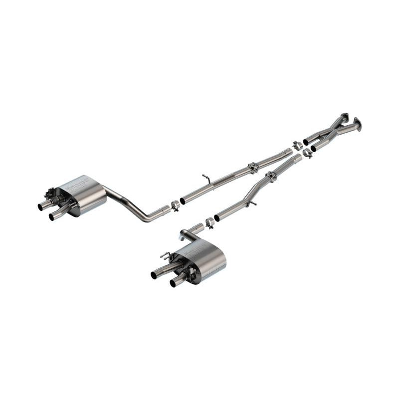 Borla 22-23 Kia Stinger 3.3L V6 Turbo 2.25in Pipe Dia Dual Split Rear Exit S-Type Cat-Back Exhaust-SR1 Performance