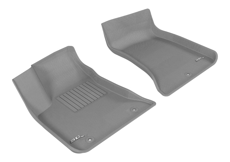 3D MAXpider 2011-2020 Dodge/Chrysler Charger Rwd/300/300C Rwd Kagu 1st Row Floormat - Gray-SR1 Performance