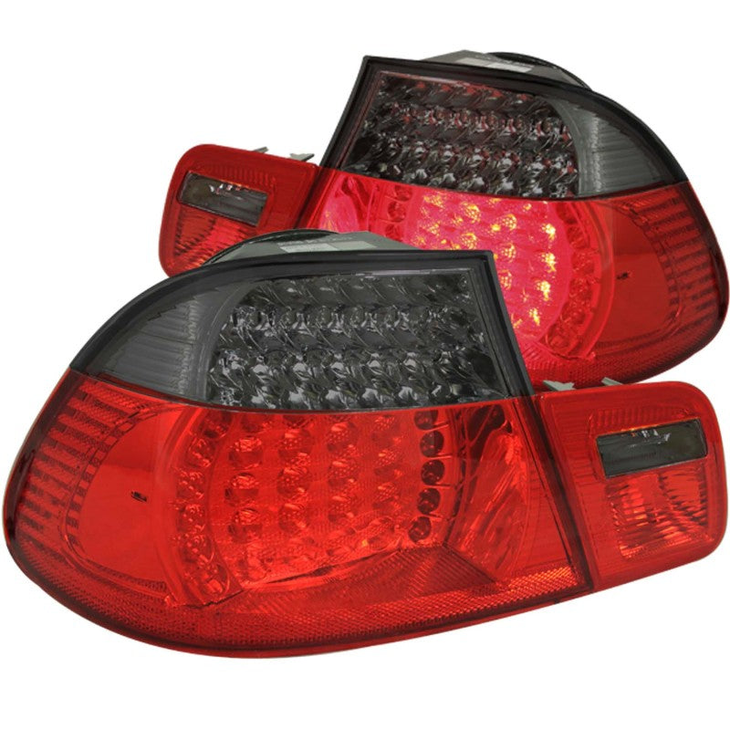 ANZO 1999-2001 BMW 3 Series E46 LED Taillights Red/Smoke 2pc-SR1 Performance