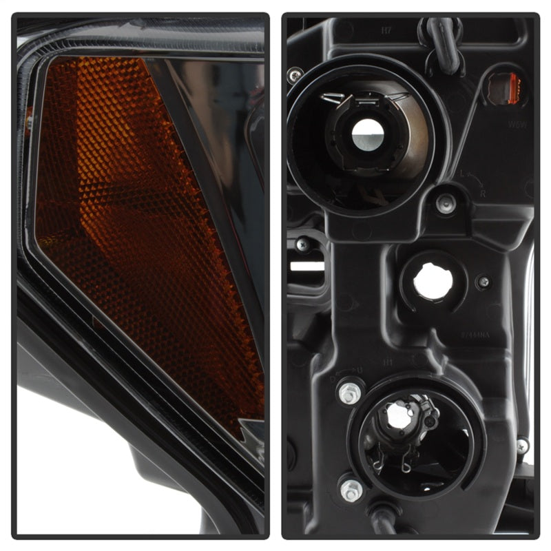 Spyder Ford F150 2015-2017 Projector Headlights - Light Bar DRL LED - Smoke PRO-YD-FF15015-LBDRL-SM-SR1 Performance
