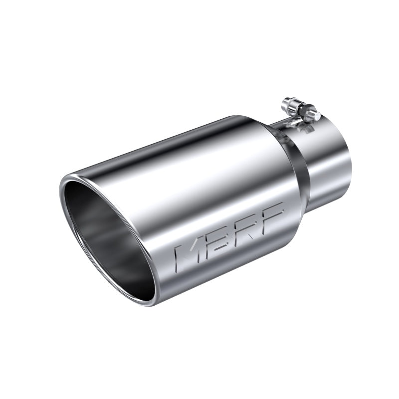 MBRP Universal Tip 6 O.D. Angled Rolled End 4 inlet 12 length-SR1 Performance