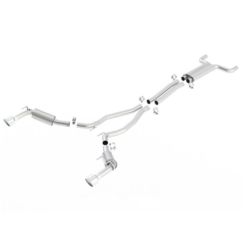 Borla 14-15 Chevy Camaro SS / ZL1 SS Single Catback Exhaust System w/ Single Rear Exit-SR1 Performance