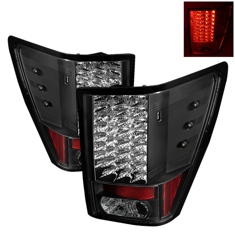 Spyder Jeep Grand Cherokee 07-10 LED Tail Lights Black ALT-YD-JGC07-LED-BK-SR1 Performance