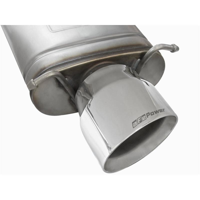 aFe Mach Force-Xp 3in CB Stainless Steel Dual Exhaust System w/Polished Tips 09-15 Cadillac CTS-V-SR1 Performance