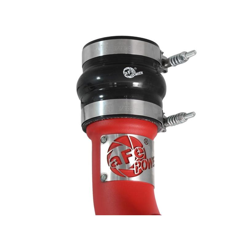 aFe BladeRunner 3in Red Intercooler Tubes Hot & Cold Side Kit for 13-14 Dodge RAM Diesel 6.7L (td)-SR1 Performance