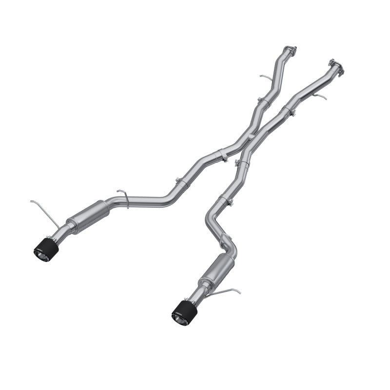 MBRP 18-23 Dodge Durango SRT 6.4L Armor Pro T304 SS 3in Cat Back Exhaust Dual Rear Exit w/ CF Tips-SR1 Performance