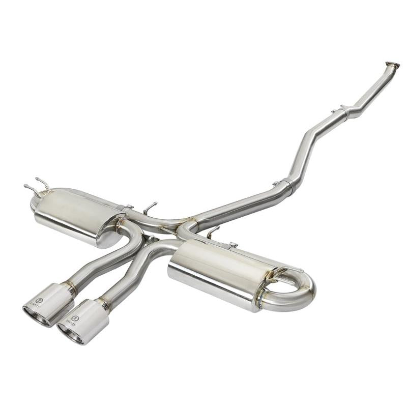 aFe Takeda 3in 304 SS Cat-Back Exhaust System w/Polished Tips 2017+ Honda Civic Si (4dr) I4 1.5L (t)-SR1 Performance