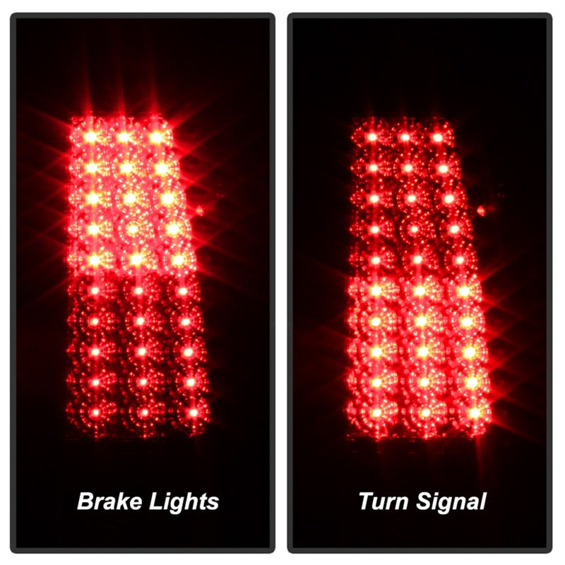 Xtune Chevy Silverado 1500/2500/3500 99-02 LED Tail Lights Red Clear ALT-ON-CS99-LED-RC-SR1 Performance