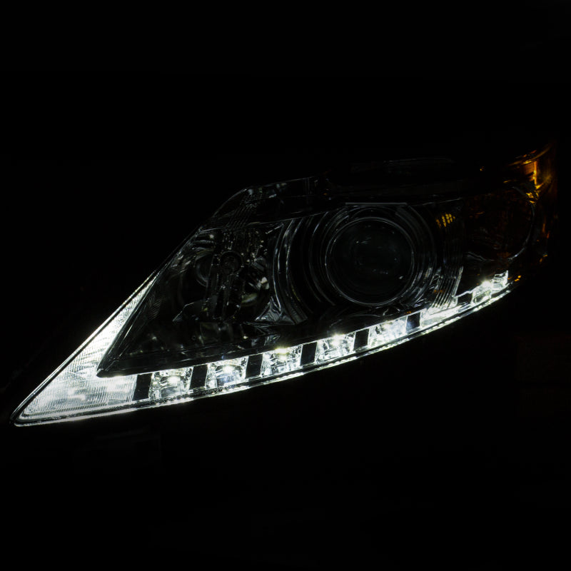 ANZO 2010-2012 Lexus Rx350 Projector Headlights w/ U-Bar Chrome-SR1 Performance