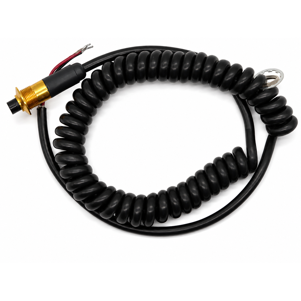 6' retractable (wound) cord with two 18-ga internal wires 810101GD