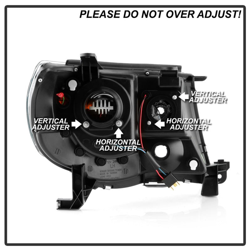 Spyder Toyota Tacoma 05-11 V2 High-Power LED Headlights - Black PRO-YD-TT05PL-BK-SR1 Performance