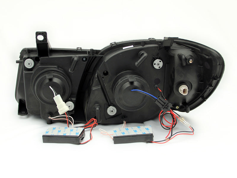 ANZO 1998-2007 Lexus Lx470 Projector Headlights w/ Halo Black (CCFL)-SR1 Performance