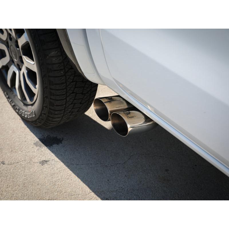 aFe Rebel Series 3in 304 SS Axle-Back Exhaust Side Exit w/ Polished Tips 19 Ford Ranger L4-2.3L (t)-SR1 Performance