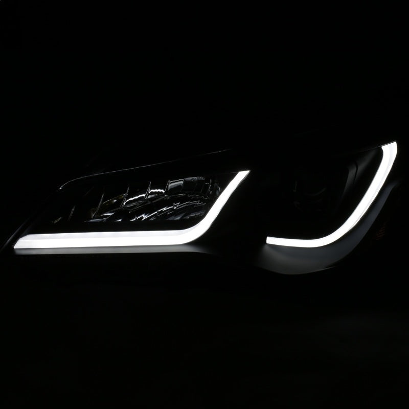 ANZO Projector Headlights With Plank Style Design Black w/Amber 15-16 Toyota Camry (4DR)-SR1 Performance