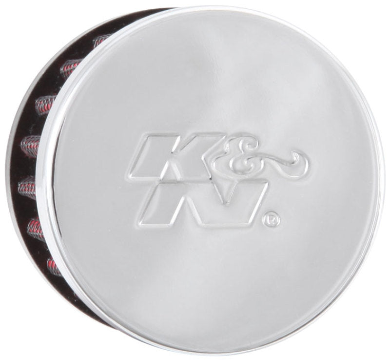 K&N Clamp On Rubber Base Crankcase Vent Filter 0.5in Flange ID 2in OD 1.5in Height-SR1 Performance
