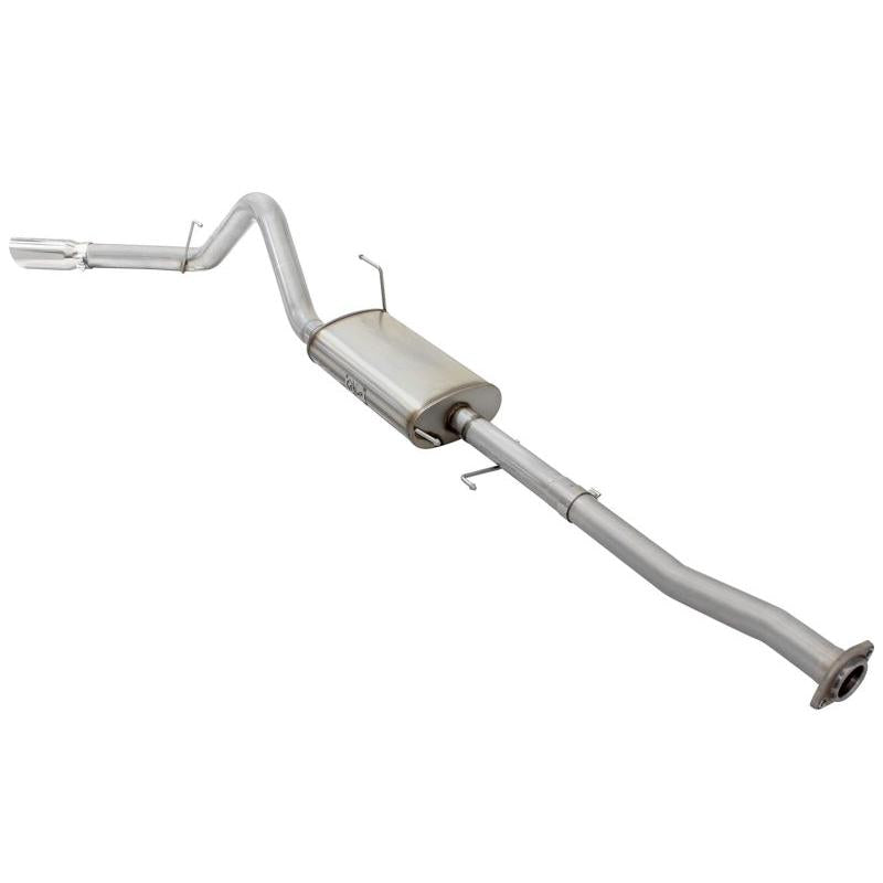 aFe MACHForce XP SS Exhaust 3in to 3.5in Cat-Back w/ Polished Tip 15 Ford F-150 EcoBoost V6 2.7/3.5L-SR1 Performance