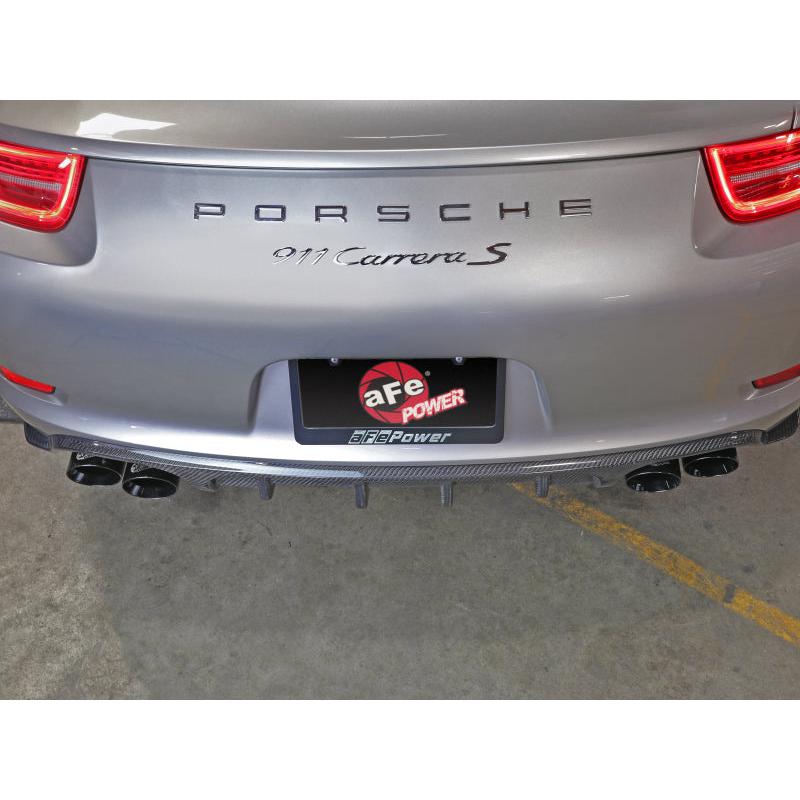 aFe MACH Force-Xp 12-16 Porsche 911 3in to 2.5in 304 SS Cat-Back Exhaust (Excludes Turbo Models)-SR1 Performance