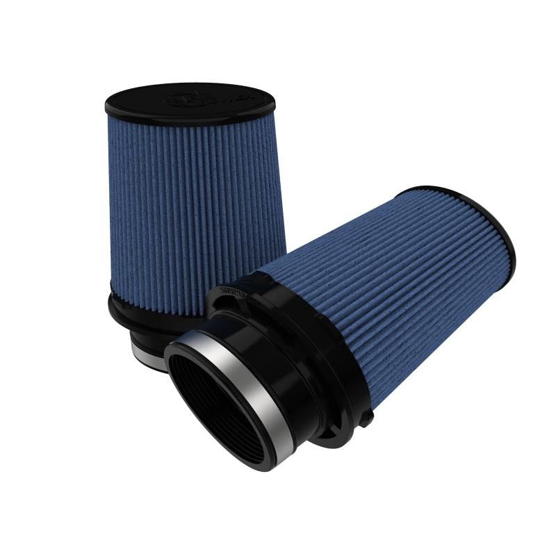 aFe Black Series Replacement Filter w/ Pro 5R Media 4-1/2x3IN F x 6x5IN B x 5x3-3/4 Tx7IN H - (Pair)-SR1 Performance