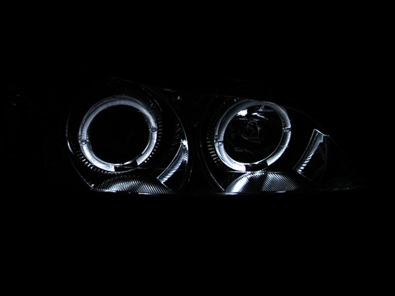 ANZO 2000-2004 Infiniti I30 Projector Headlights w/ Halo Chrome-SR1 Performance