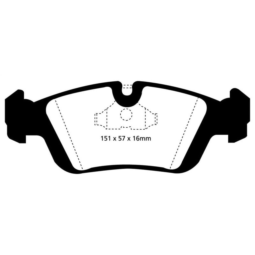 EBC Yellowstuff Front Brake Pads for BMW 3 Series (1992-1999) - High-Performance Street & Track Use