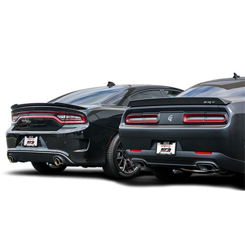 Borla 15-16 Dodge Challenger Hellcat 6.2L V8 ATAK w/ Valve Simulator CB Exhaust Factory Valance-SR1 Performance