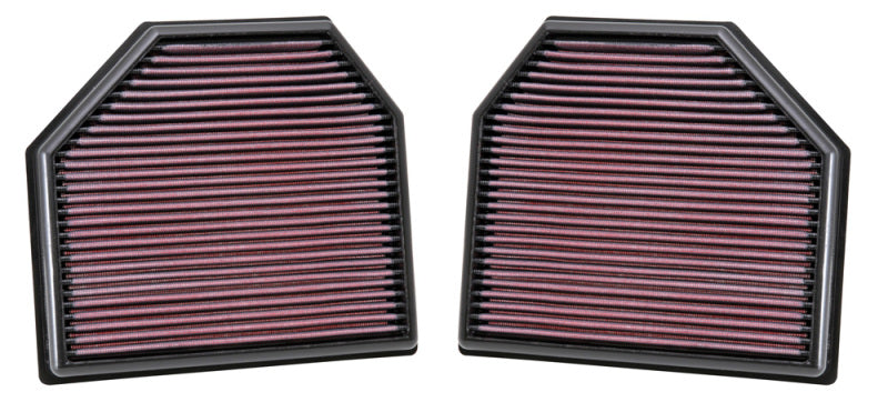 K&N Replacement Air Filter for 11-14 BMW M5/M6 4.4L V8 / 2015 M4/M3 3.0L I6 (2 per box)-SR1 Performance