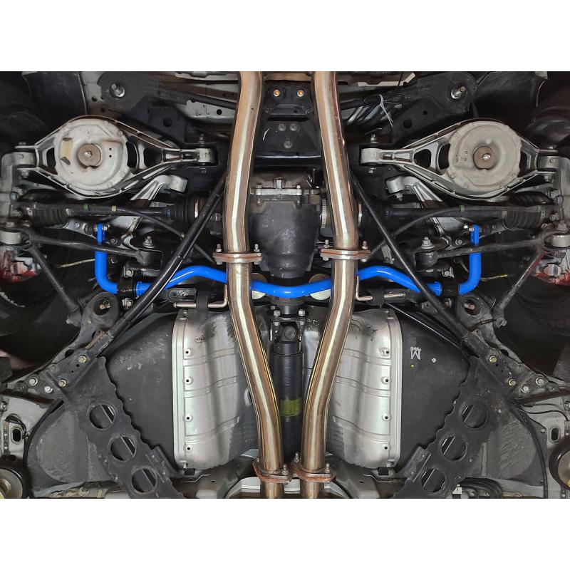 aFe 09-20 Nissan 370Z V6-3.7L Front and Rear Control Sway Bar Set - Blue-SR1 Performance
