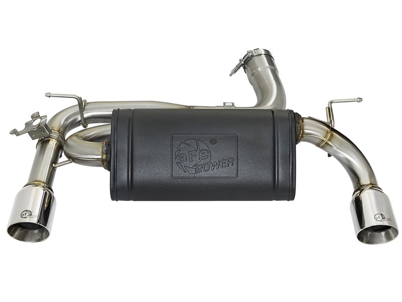 aFe MACHForce XP Exhausts Axle-Back 12-15 BMW 335i 3.0T (SS w/Polished Tips)-SR1 Performance