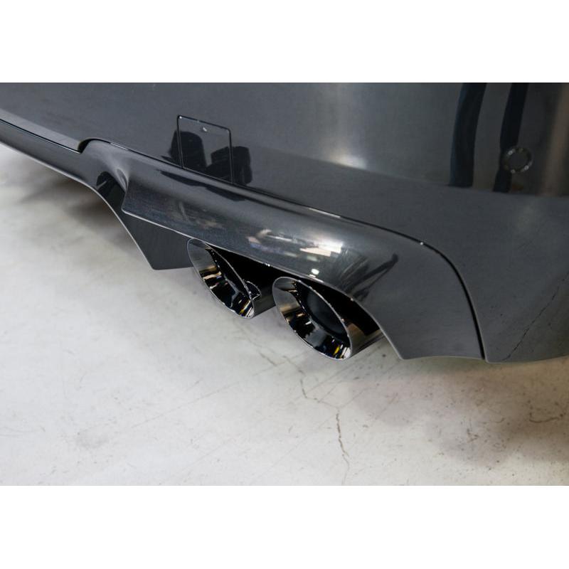 AWE Tuning BMW F10 M5 Touring Edition Axle-Back Exhaust Diamond Black Tips-SR1 Performance