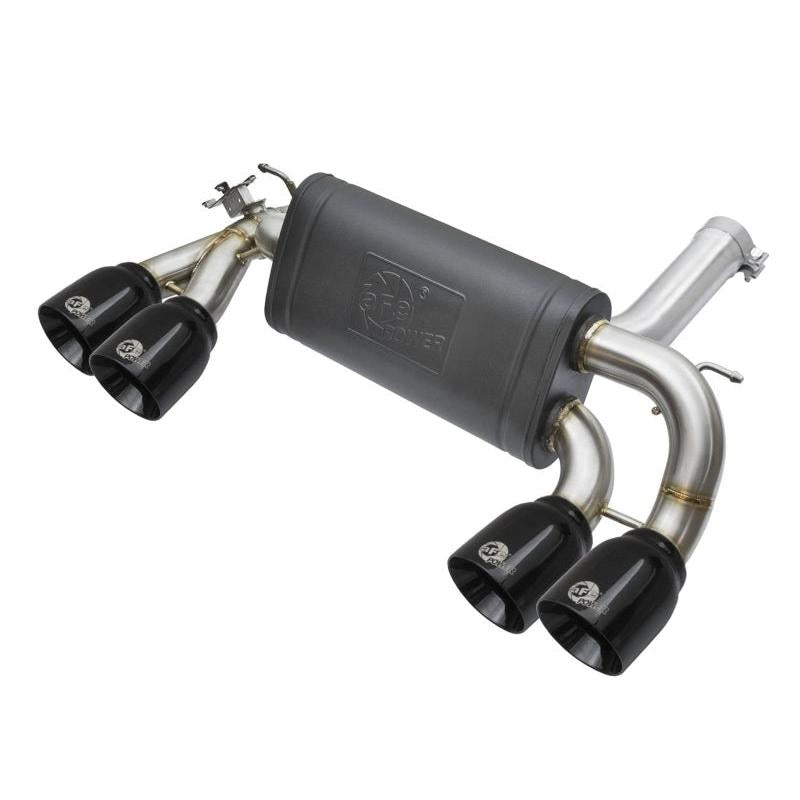 aFe MACHForce XP 3in - 2 1/2in Axle Back 304SS Exhaust w/ Black Tips 16-17 BMW M2 (f87)-SR1 Performance