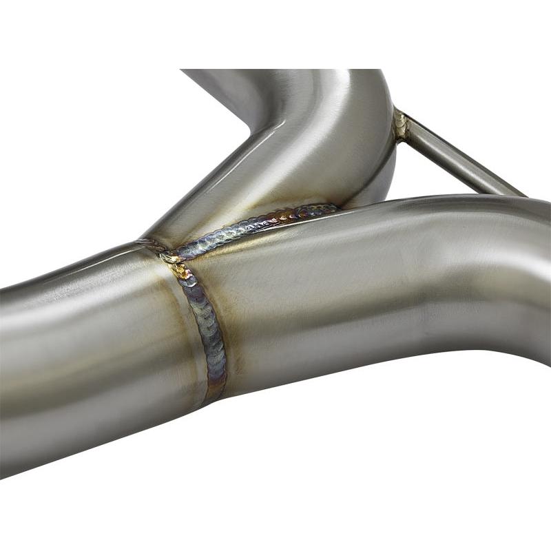 aFe POWER Takeda 16-17 Honda Civic I4-1.5L (t) 2.25-2.5in 304 SS CB Dual-Exit Exhaust Polish Tip-SR1 Performance