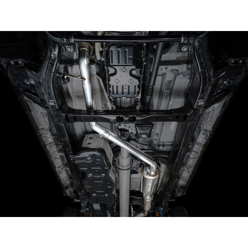 AWE Exhaust for 4th Gen Toyota Tacoma Dual Diamond Black Tips-SR1 Performance
